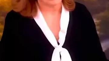 Tie-Neck Sweater worn by Joy Behar in The View 2025