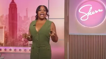 Amanda Uprichard Sonata Dress worn by Sherri Shepherd as seen in Sherri on October 13, 2025