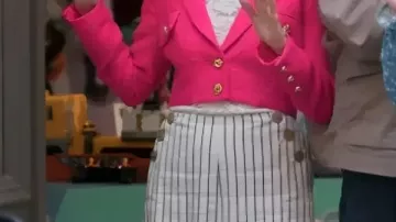 Elsbeth S03 Carrie Preston Striped Pants worn by Elsbeth Tascioni (Carrie Preston) in Elsbeth (S03E02)