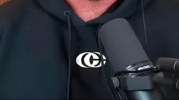 Black Hoodie worn by Travis Kelce in The Fate of the Chiefs, Jason gets Cancelled! and The Life of a Showgirl Review | Ep 158