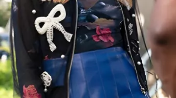 Black Bomber Jacket of Morgan Gillory (Kaitlin Olson) in High Potential