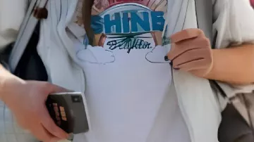 Women Shine Tee worn by (Hannah Waddingham) in Dancing with the Stars