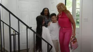 Pucci Small 3d Print Denim Tote Bag worn by Gizelle Bryant as seen in The Real Housewives of Potomac (S10E02)