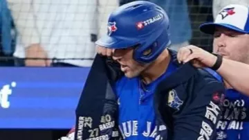 George Springer Toronto Blue Jays 2025 Home Run Jacket