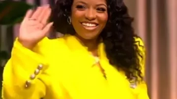 Chaqueta de tweed The View 2025 de Jasmine Crockett en The View