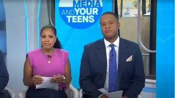 Artizan Joyeria Amelia Layered NEcklace Set Mix worn by Sheinelle Jones as seen in Today on October 14, 2025