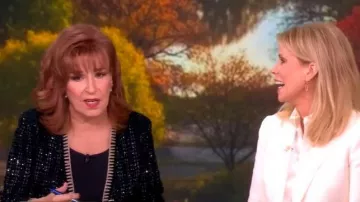 Veronica Beard Ceriani Knit Jacket worn by Joy Behar as seen in The View on October 14, 2025