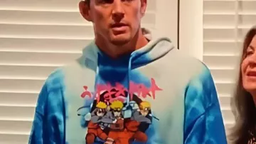 Roofman 2025 Channing Tatum Tie Dye Sweat à capuche porté par Jeffrey Manchester (Channing Tatum) dans Roofman