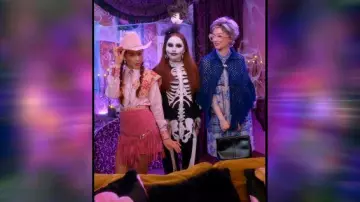 NBD Fringe Zip Skirt worn by Posey (Lumi Pollack) as seen in Electric Bloom (S01E10)