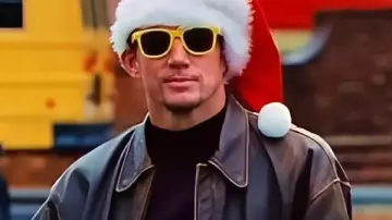 Roofman Channing Tatum Blouson en cuir marron porté par Jeffrey Manchester (Channing Tatum) Roofman