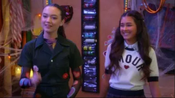 Cinq a Sept Baye Amour Crop Sweater worn by Posey (Lumi Pollack) as seen in Electric Bloom (S01E10)