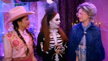 Tipsy Elves Halloween Skeleton Costume worn by Jade Castillo (Carmen Sánchez) as seen in Electric Bloom (S01E10)