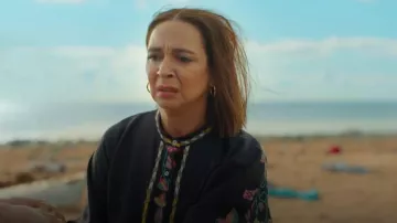 La DoubleJ Foulard Shirt worn by Molly Novak (Maya Rudolph) as seen in Loot(S03E01)
