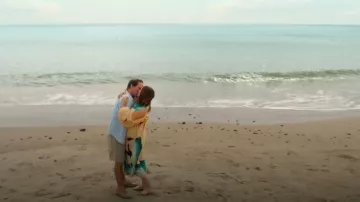 Celine Triomphe Leather Mules worn by Molly Novak (Maya Rudolph) as seen in Loot(S03E01)