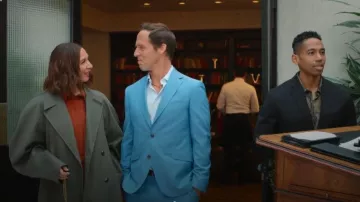 Loewe Belted Double-breasted Cotton-gabardine Trench Coat worn by Molly Novak (Maya Rudolph) as seen in Loot(S03E02)