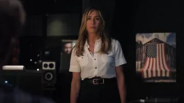 Celine Chelsea Shirt worn by Alex Levy (Jennifer Aniston) as seen in The Morning Show (S04E05)