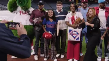Nike Air Force 1 07 Flyease worn by Janine Teagues (Quinta Brunson) as seen in Abbott Elementary (S05E03)
