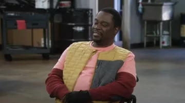 Backcountry Peale Primaloft Stitch Free Baffle Stretch Vest worn by Stitch (Daryl Mitchell) as seen in Shifting Gears (S02E03)