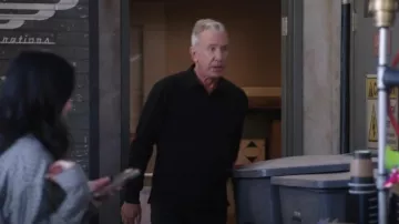 John Smedley Cotswold Wool Polo Sweater worn by Matt Parker (Tim Allen) as seen in Shifting Gears (S02E03)