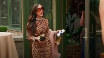 Falda lápiz Zimmermann Multi Linen Silk Crush usada por Angie Katsanevas como se ve en The Real Housewives of Salt Lake City (S06E05)