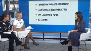 Vestido midi de seda elástica Isabel Marant Albini usado por Heather Hirsch como se ve en Today el 15 de octubre de 2025