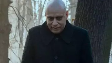 Wednesday Uncle Fester Black Long Coat