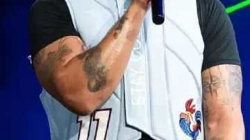 Vest worn by Drake in POPCAAN CRASHES DRAKE CONCERT & LONDON GOES INSANE @ Wireless Fest 2025