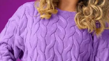 Baylen Out Loud Baylen Dupree Purple Sweater