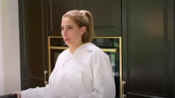 Oner Active Raw Lounge Oversize Zip Hoodie porté par Stacey Solomon comme on le voit dans Stacey & Joe (S02E03)