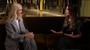 Victoria Beckham Traight Leg Pantalon porté par Zanna Roberts Rassi comme on le voit dans Today le 15 octobre 2025