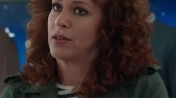 Elsbeth Green Button Down Jacket worn by (Kathy Griffin) as seen in Elsbeth (S03E02)