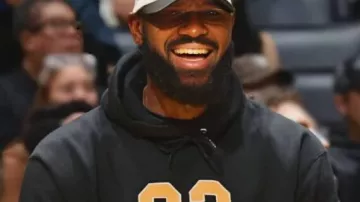 Los Angeles Lakers 23 Black Hoodie worn by LeBron James in LeBron James' Most ICONIC MOMENTS With The Lakers ????????