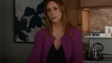 A.L.C. Skyler Cashmere Cardigan worn by Maddie Buckley (Jennifer Love Hewitt) as seen in 9-1-1 (S09E02)