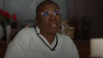 Simone I. Smith Large Miss Thang Hoops worn by Henrietta Wilson (Aisha Hinds) as seen in 9-1-1 (S09E02)