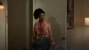 Free People Wild Nights Duster worn by Eva Thomas (Ambyr Michelle) as seen in Beyond the Gates (S01E139)