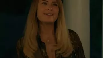 The Hunting Wives Silk Blouse worn by (Malin Åkerman) as seen in The Hunting Wives