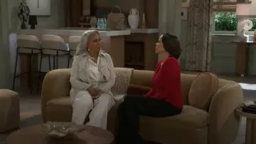 Donna Karan Asymmetrical Zip Front Blazer worn by Dr. Nicole Dupree Richardson (Daphnée Duplaix) as seen in Beyond the Gates (S01E140)