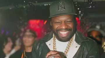 50 Cent Petite Disco NYC 2025 Leather Jacket worn by Josephine Baker in 50 Cent and A Boogie Shut down NYC! Legendary Night at Petite Disco | Exclusive Fan Experience