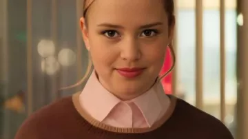 Loot S3 Stephanie Styles Bear Sweater worn by Ainsley (Stephanie Styles) as seen in Loot