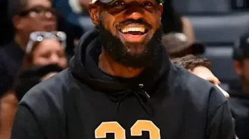 LeBron James Los Angeles Lakers 23 Black Hoodie