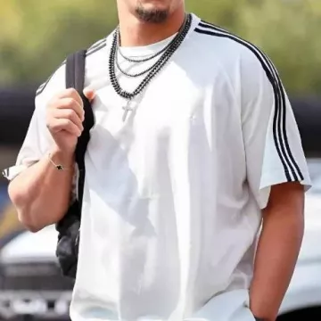 Camiseta blanca usada por (Patrick Mahomes II) en Chiefs vs Eagles