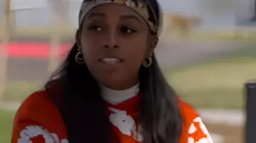 Love Is Blind Kalybriah Haskin Wreath Print Hoodie as seen in Love Is Blind