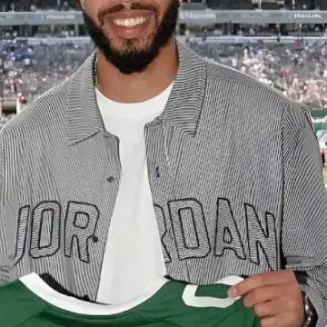 Game Shirt worn by (Jayson Tatum) in Buffalo Bills vs The New York Jets