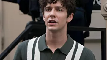 Elsbeth S3 Ben Levi Ross Grey Polo Top