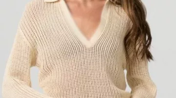 The Young and the Restless Sharon Newman Cream Sweater