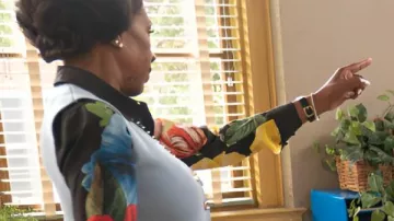 Abbott Elementary S05 Barbara Howard Floral Print Blouse worn by Barbara Howard (Sheryl Lee Ralph) as seen in Abbott Elementary (S05)