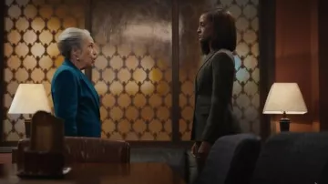 P.A.R.O.S.H. Giacca Double-breasted Wool-blend Blazer worn by Olympia Lawrence (Skye P. Marshall) as seen in Matlock (S02E02)