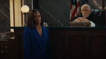 Tahari ASL Peak-Lapel Button-Cuff Jacket worn by Olympia Lawrence (Skye P. Marshall) as seen in Matlock (S02E02)