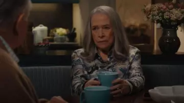 Altuzarra Chika Shirt worn by Madeline 'Matty' Matlock (Kathy Bates) as seen in Matlock (S02E02)