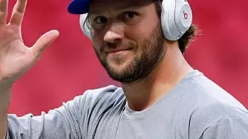 Bills Equipment Short-Sleeve T-Shirt worn by Josh Allen in Josh Allen 2024 Season Highlights